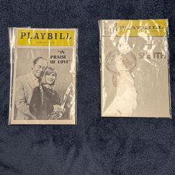 1970s Playbill covers (original copy’s,  sealed, brand new condition