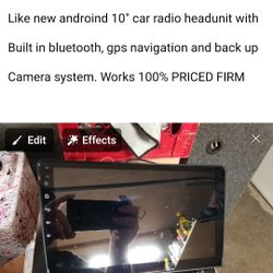 10" Android Navigation Bluetooth Car Radio
