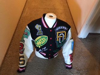 First Row Varsity Jacket..says Medium but looks Small..very nice