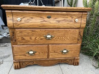 Elegant Small Oak Dresser