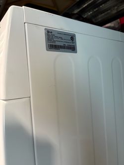 LG washer and LG DLEC888W Electric Dryer White and washer