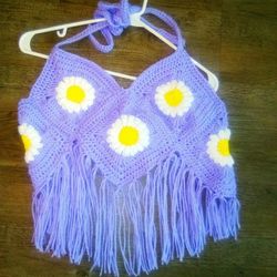Daisy Purple Festival Top