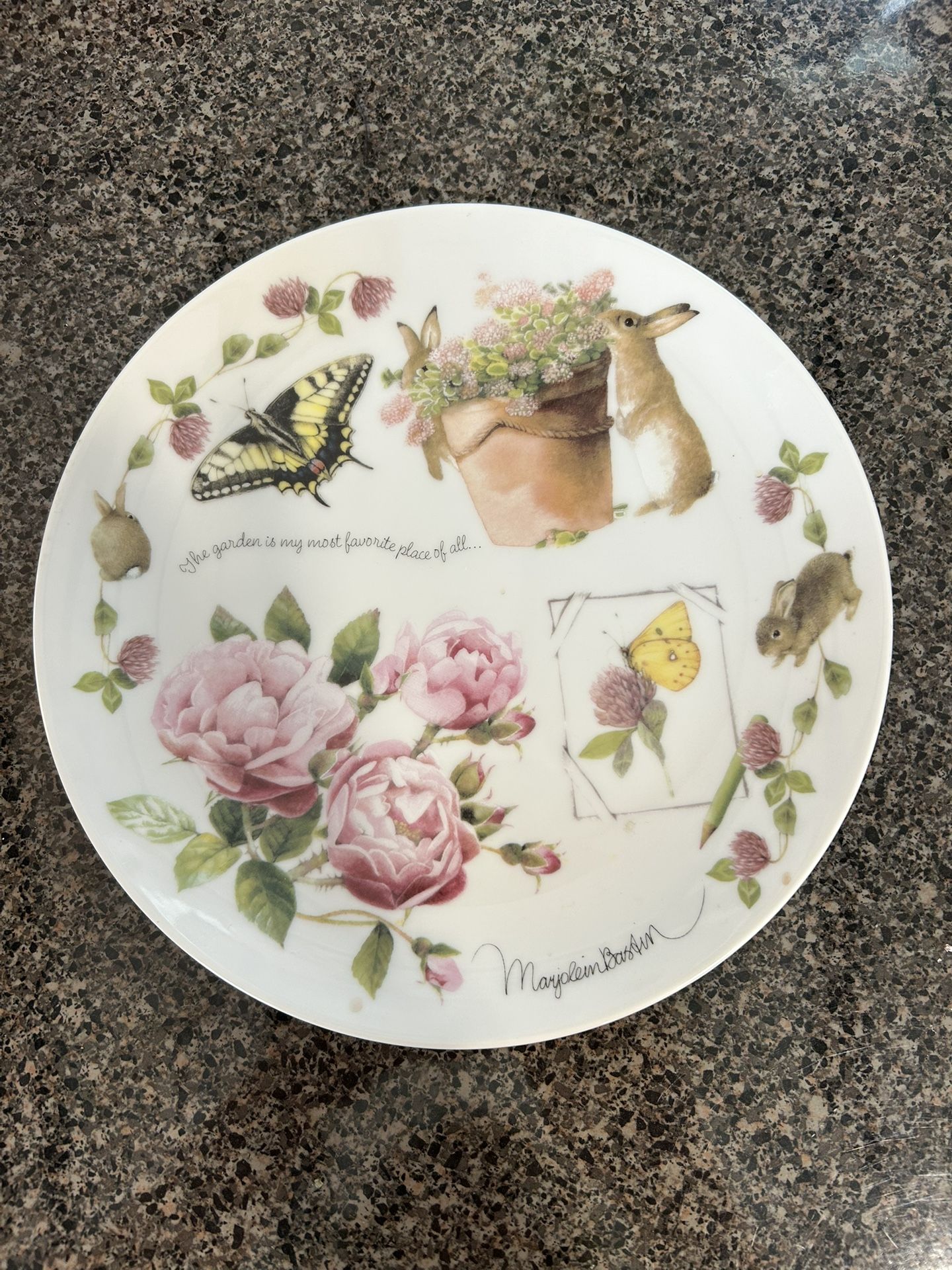 Marjolein Bastin Summer's Gifts Plate 1996 Hallmark Season