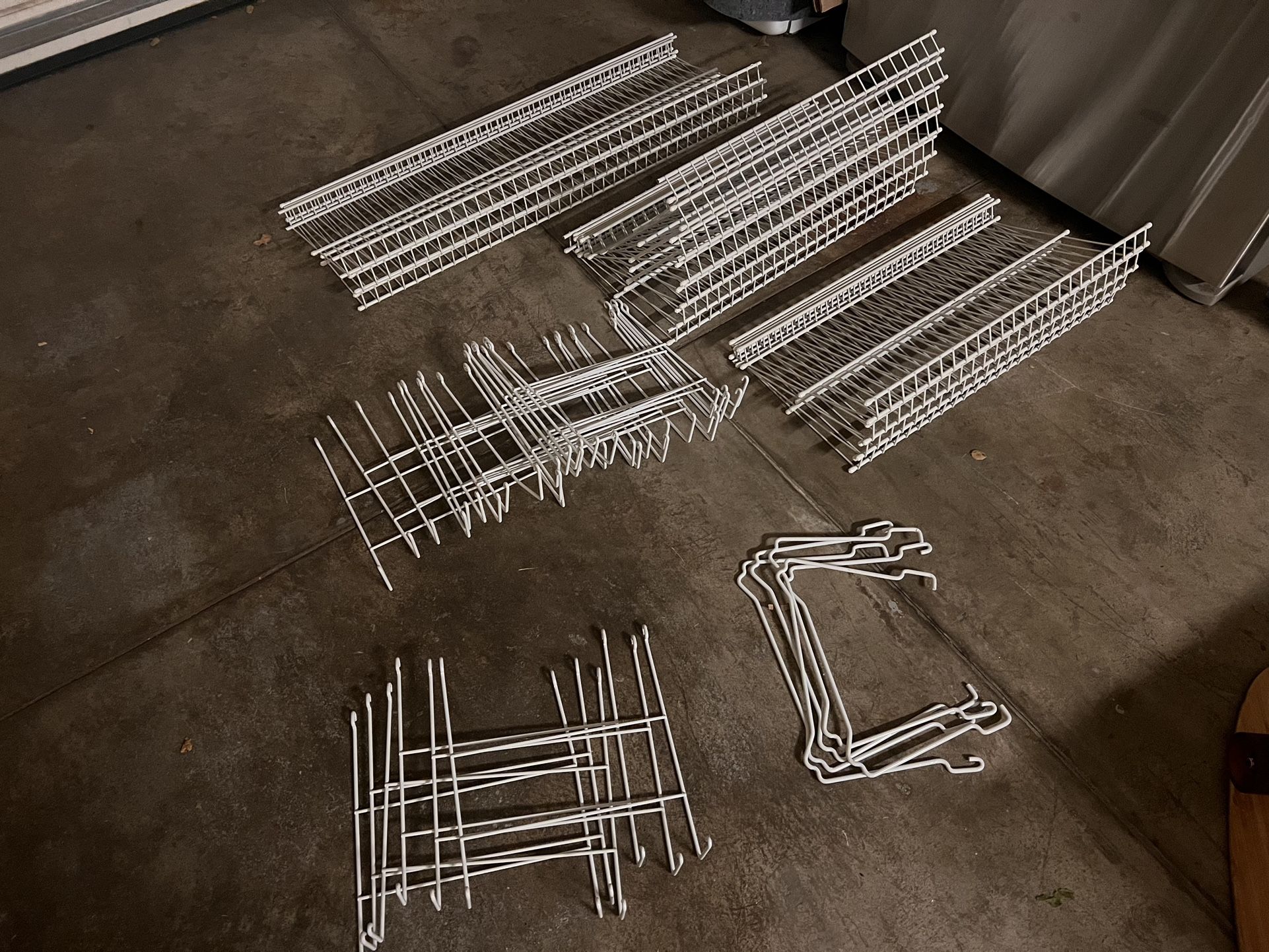 11 - Wire Shelves Hang From Your Existing Wire Closet Shelf