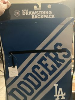 dodgers drawstring backpack