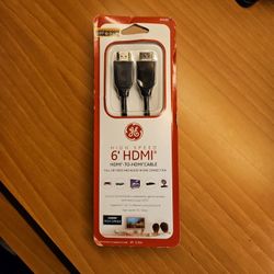 GE General Electric 6 foot HDMI Cable Certified 1080 Full HD Ultra HD NEW