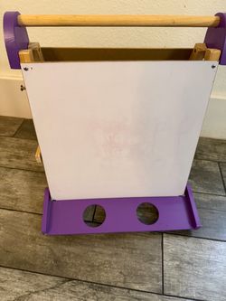 Kids Wooden Art Easel with Whiteboard