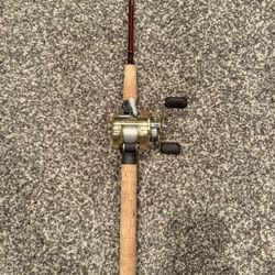 G-loomis bait casting rod and shimano reel
