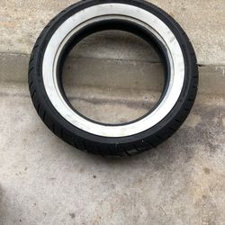 Motorcyle Rear Dunlop D-401 White Wall Tire