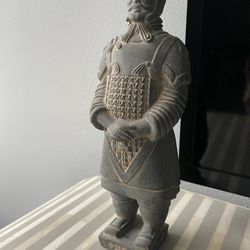 10 Inch Chinese Terra Cotta Army Qin Shi Huang Warrior Soldier Statue