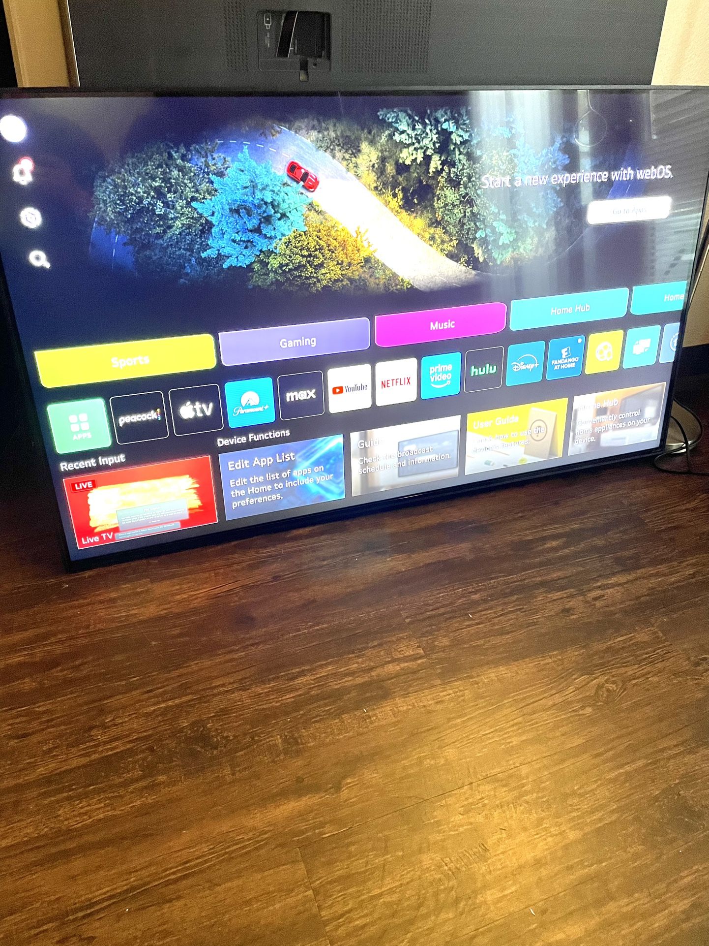 55”LG QNED Ai 4K 2160p UHD Smart HDR Model 55QNED80AUR 2024