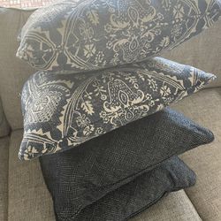 2 Sets (total 4)  of Couch Throw Pillows (Ashley)
