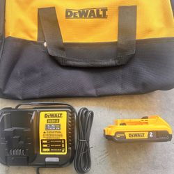 dewalt charger battery 2ah and pack
