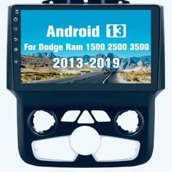 Car Stereo For 2013-2019 Dodge Ram AUTO AC #23