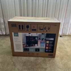Infrared Electric Fireplace Stove Heater. Still sealed in the box.