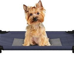 Elevated Dog Bed - 24.5 x18.5 in. Cot or Puppy Bed for Pets up to 25lbs by PETMAKER