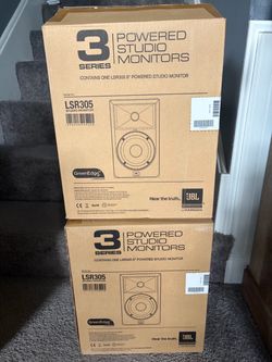 JBL 3 Series LSR305 5" Powered Studio Monitors (Pair)