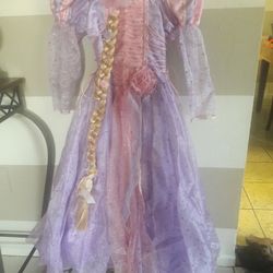 Rupunzel dress Halloween costume, disfraz