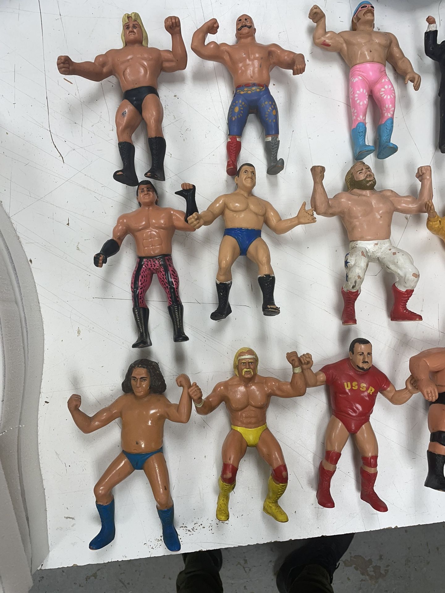 Rubber wrestlers from the 80's for sale deals