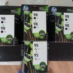 Hp 98 and 95 Black Ink Two Packs
