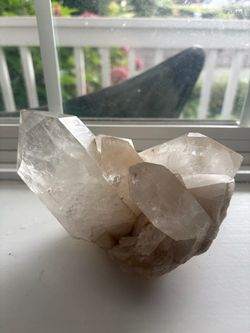 Large Clear Quartz Cluster