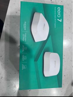 eero 7 dual-band mesh Wi-Fi 7 router (newest model)