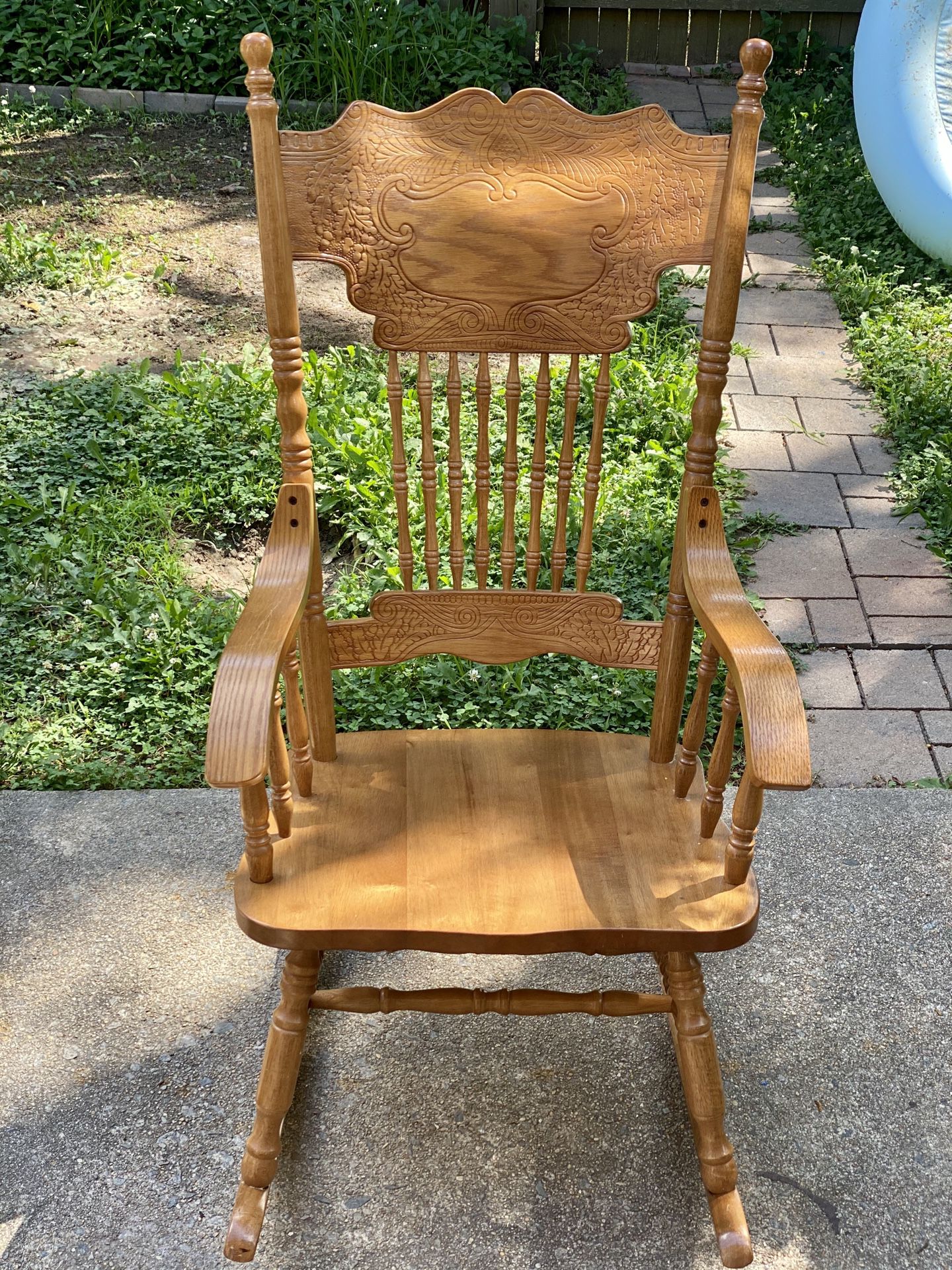 Gorgeous Solid Wood Rocking Chair
