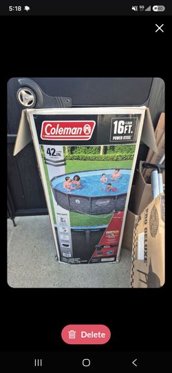 Coleman 16' round pool
