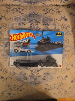 Hotwheels super rigs batmobile hauler.
