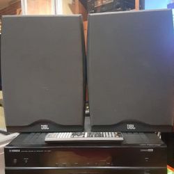 YAMAHA RX-V567 7.1 CHANNELS HOME THEATER RECEIVER AND JBL N26 SPEAKERS $300 FINAL PRICE 