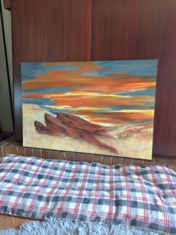 Red Rocks Painting 36"x24"