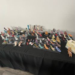 78 piece Miniature Shoe Collection.
