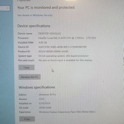 PC Computer, with or without monitor