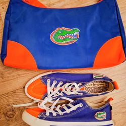 Florida Gators Purse And Shoe Set $40