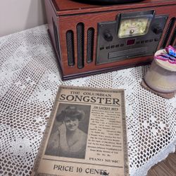 Antique Songbook The Columbian Songster 150 Songs Early 1900s Piano Music