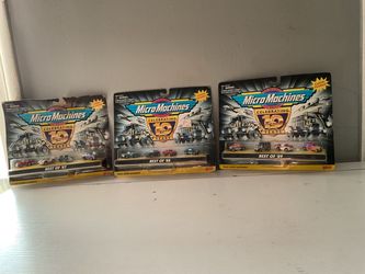 Micro Machines Celebrating 10 Years Best of '87, '88, '89 Car Sets 1996 Vintage