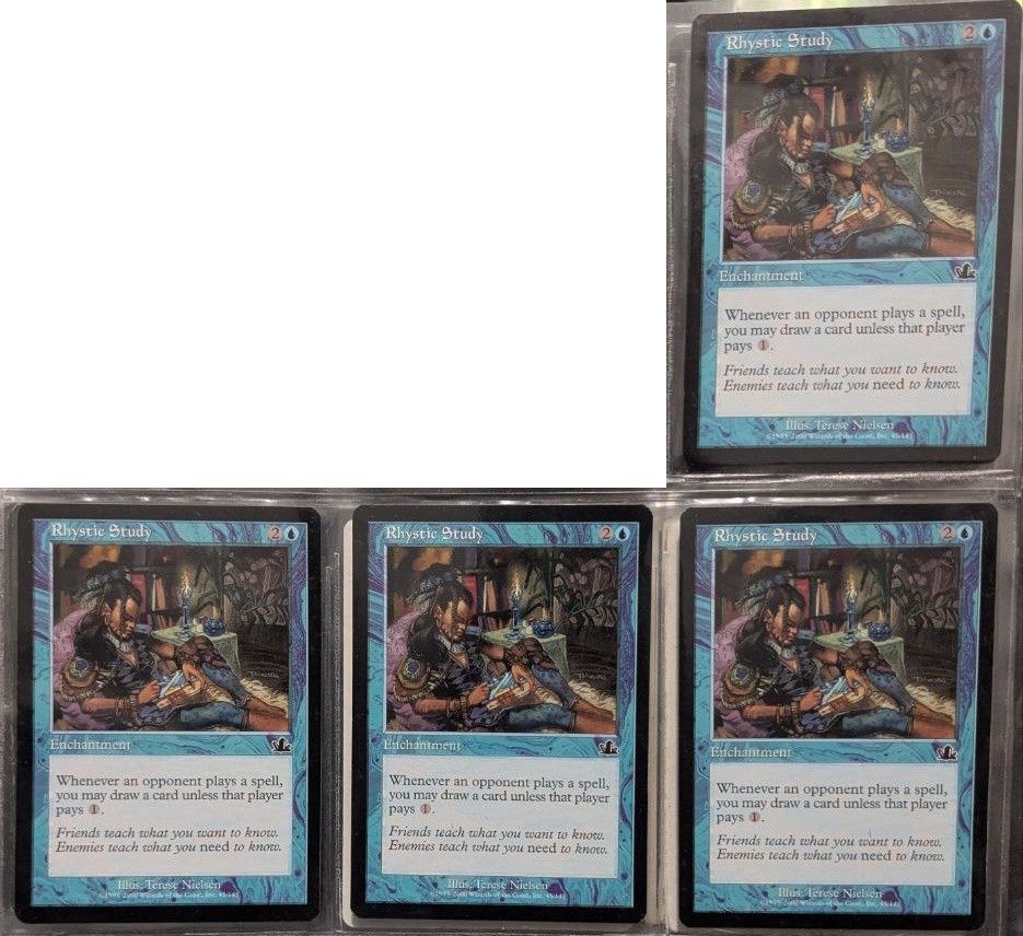 Rhystic Study - Prophecy MTG