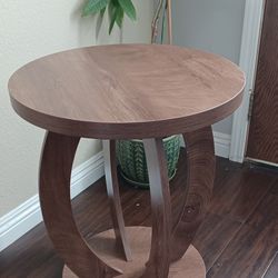 Tribesigns End Table, Round Side Table .