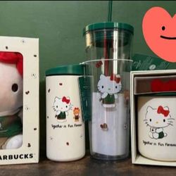 Starbucks Hello Kitty Collection New ❤️ Different Prices 