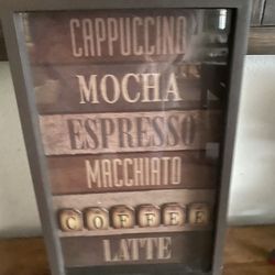Coffee Expresso Mocha Wall Decor