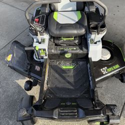 EGO POWER+ Z6 52-in 56-volt Lithium ion Electric Zero-turn riding lawn mower with ( 6 ) 12 Ah Batteries ( Charger Included ) $7000 plus tax at ACE  th