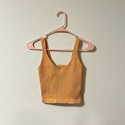 Orange Cropped Top