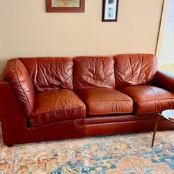 Leather Corner Sectional
