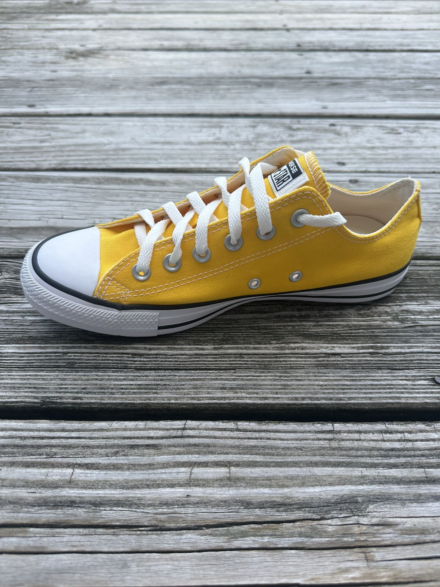 Yellow, All Star Converse Size 7