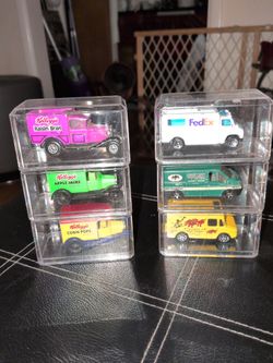 Matchbox Delivery Trucks With Case