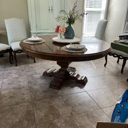 Stanley 60” Round Dining Table