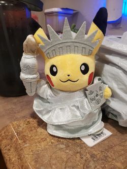 Pickachu Statue Of Liberty Plushie