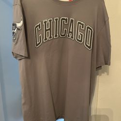 PRO STANDARD COOL GREY BULLS JERSEY