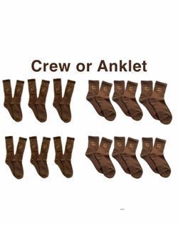 UPS Socks 6 Pairs Anklet Or Crew