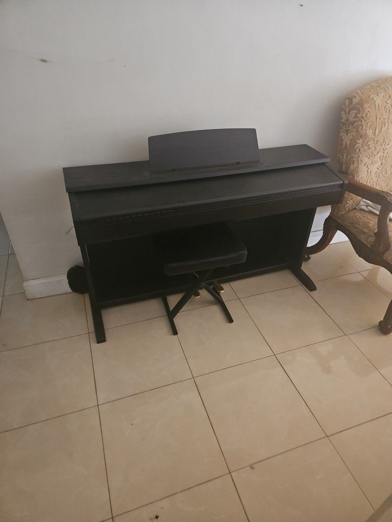Piano With Chair
